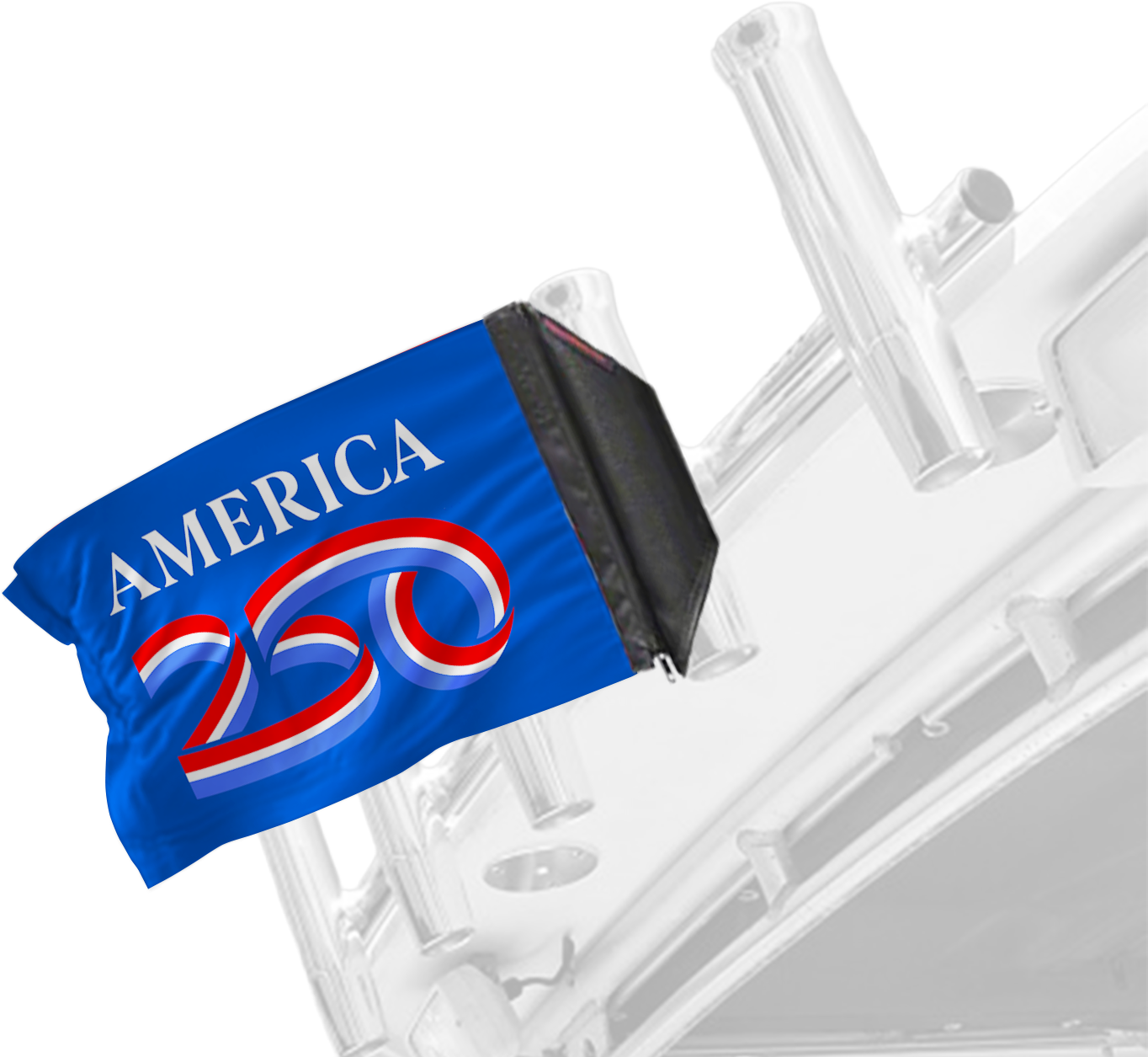 America 250 12"x18" Forever Wave Flag